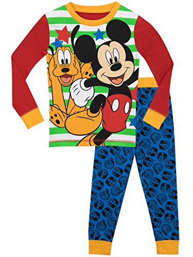 Preisvergleich Produktbild Disney Jungen Mickey Mouse und Pluto Schlafanzug - Slim Fit - 116