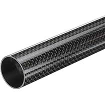 Tubo In Fibra Di Carbonio 4x6x200mm - Per Droni, Aeromodelli E Fai Da Te, Super Leggero E Resistente - Foto 3
