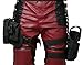 Produktbild Nexthops Deadpool Grütel mit Beinbeutel Cosplay Holster Verstellbar aus Nylon+Leinwand Kostüm Zubehör für Halloween, Karneval und Kolletion, Schwarz