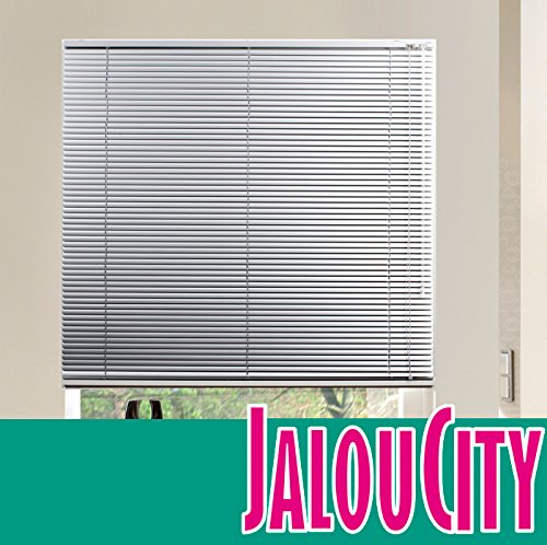 JalouCity Aluminium Jalousie inklusive Montagematerial / Silber 160 x 180 cm (BxH) - 4