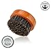 BEARDED BEN premium quality teak beard brush with 100% natural boar bristles, perfectly grooms and massages to ease itchy flaky beards, for use with beard oil, beard butter or beard balm with 2 years’ satisfaction guaranteed
