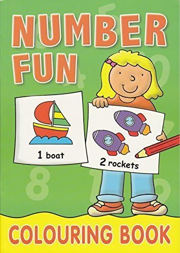 Numbers Fun Colouring Book - Learn the numbers from 1 to 20