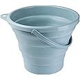 Beauenty Multi-Purpose Collapsible Bucket 10l(2.6 Gallon), Portable Foldable Car Wash Bucket, Space Saving, Outdoor Travel Waterpot, for Fishing, Camping, Hiking, Garden and Home Cleaning