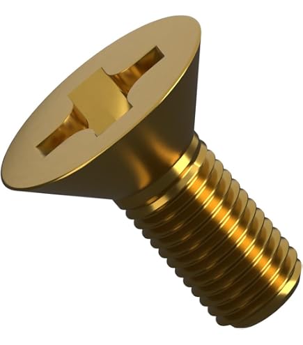 Metric M3 M4 M5 M6 M8 Brass Hex Socket Countersunk Flat Head Screws – Allen Drive