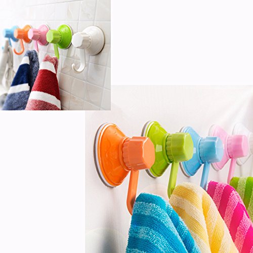 Preisvergleich Produktbild Cisixin 6 Stücke Bunte Wandhaken Handtuchhaken Zauber Haken Kleiderhaken Badezimmerhaken
