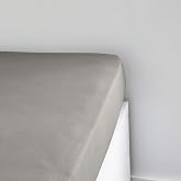TODAY Essential - Fitted Sheet 90 x 190 cm, 1 Person Jersey 100% Cotton Plain, Dune