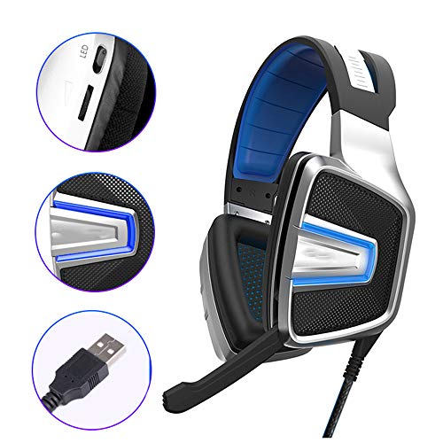Preisvergleich Produktbild Virtuelle 7.1 Stereo Sound USB LED Gaming Headset Noise Cancelling Isolation Gamer Kopfhörer Für Computer PS4 LOL PUBG.