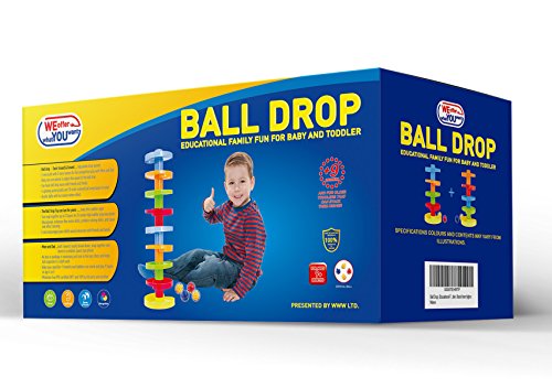 Ball Drop. Educational Family Fun for Baby and Toddler. Stack them higher.