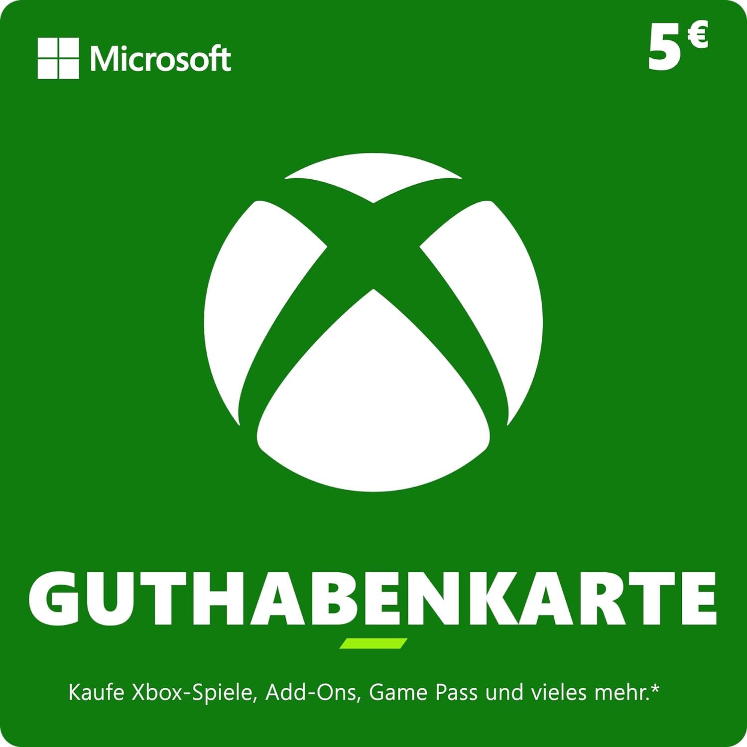 Xbox Guthaben | 5 EUR | Xbox Series X|S, Xbox One & Windows [Download Code]