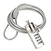 Price comparison product image Laptop Cable Lock,I3C 4ft Laptop Cable Lock - Combination - Notebook & Computer Security Anti-Theft PC Locking Kit
