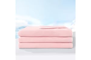 KANKAEU Piumino Estivo 200 x 230 cm, Coperta Rinfrescante in Fibra di Seta, Trapunta Estiva Morbido e Traspirante, Piumino Matrimoniale, Con Buona Dissipazione del Calore, Rosa