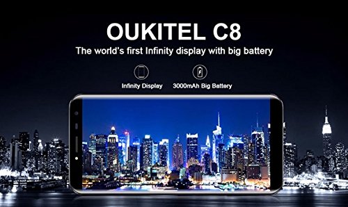 Smartphone pas cher  OUKITEL C8  Reconnaissance d empreintes Digitales - 5 5  HD LTPS   cran     2 Cam  ras 13MP 5 MP - 2Go RAM 16Go ROM     Android 7 0 Quad-core     3000mAh Batterie - Smartphone D  bloqu   Tous les Op  rateurs - Dual SIM Bluetooth WIFI GPS AGPS OTA FM   - Or