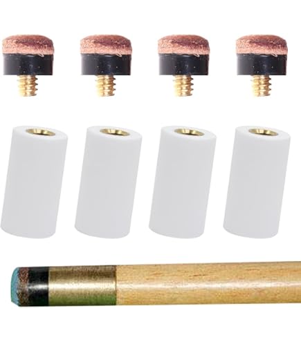 Billard Convertible YuCool Lot De 30 Embouts De Queue De Billad U00e0 Visse En Cui Queue De Billard Embout A Visser