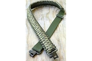 vsdfvsdfv Verstellbarer 550er Paracord Gewehrgurt mit Drehgelenk
