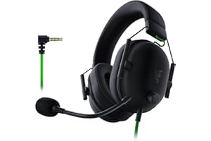Razer BlackShark V2 X Gaming Headset: 7.1 Surround Sound, 50mm Drivers, Memory Foam Cushion, for PC, PS4, PS5, Switch, Xbox One, Xbox Series X|S, Mobile, 3.5mm Audio Jack, Classic Black