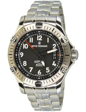 Revue Thommen Herren-Armbanduhr XL Airspeed XLarge Analog Automatik Edelstahl 16070.2231