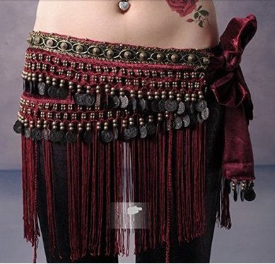 The Turkish Emporium Cintura per la Danza del Ventre Tribale
