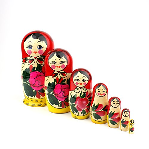 MATROSCHKAS im Hand Made Classic 7 Teile 17 cm Holz Geschenk Spielzeug