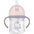 EACHPT Free Flow Sippy Cup, 250 ml Weighted Straw Cup, Baby Straw Cup, Leak-Proof Bite Spout Drinking Cup, Weighted Straw, Learning Drinking, Sippy Cup for Toddlers 8+ Months Baby