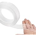 GLUN® Adhesive Nano Tape, Multi-Functional Double-Sided Reusable Silicone Tape, Washable, Reusable & No-Residue Tape for Home & Office