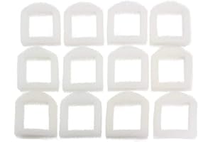 INGVIEE 12 Pièces Compatible Filtre en Mousse de Rechange pour Drinkwell 360 Acier Inoxydable, Drinkwell 1,8 Liter, 3,7 Liter et 7,5 Liter, Lotus, Avalon, Pagoda, Sedona Fontaines