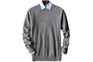 Pokem&Hent Kaschmir Baumwolle Pullover Herren Herbst und Winter Strickpullover Robe Pullover Herren Rundhals Pullover