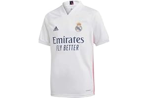 REAL MADRID C.F. adidas Unisex Kinder Saison 2020/21 Heimtrikot Offiziell Heimtrikot Offiziell (5er Pack)