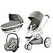 Quinny Moodd with Carrycot Grey Gravel and Pebble Grey Gravel