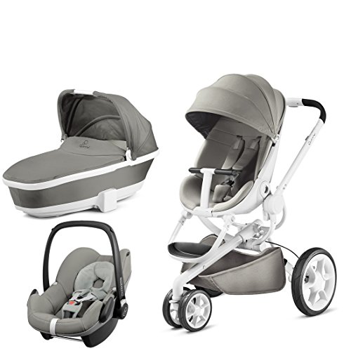Quinny Moodd with Carrycot Grey Gravel and Pebble Grey Gravel