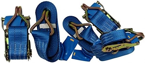 5 X Ratchet Strap 2 Ton Load 50mm Wide X 7 M Meter Lashing Tie Down Heavy Duty 2000kg