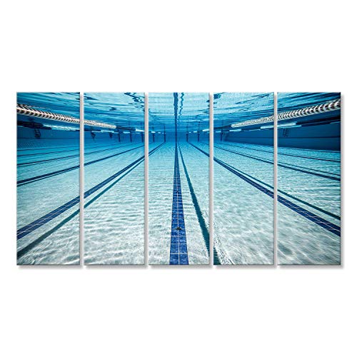 islandburner Canvas Art Print swimming pool under water many different formats to choose from ! Stunning HD Pictures and Photos on Canvas ! Poster Large XXL Photo Print ! EFM