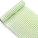 Produktbild NANIH Home Kabinett Pad Pad Papier Schublade Garderobe Feuchtigkeit Pad Küche wasserdicht Pad feuchtigkeitsbeständig Papier Schublade Mat Schuhe Cabinet Pad Lange 3M * 30 cm grün Gitter