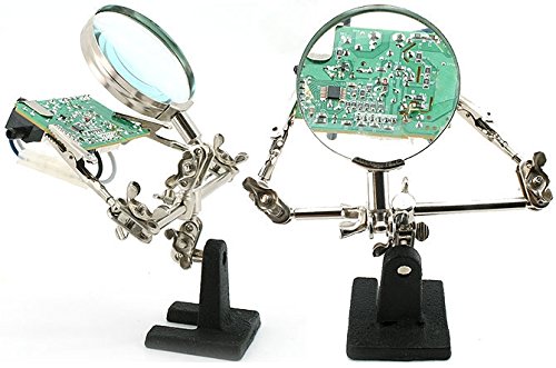 Drittehand Helfer mit Lupe Typ 73500 - 3