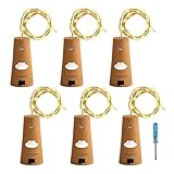 【Energy-Saving and Environmentally Friendly】The bottle cork lights made of high-quality material flexible and easy to store, the string light has high brightness, low radiation and no pollution.Surprised that prolong the battery life to 72 hours when in continuous lighting.