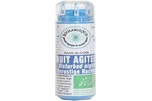 KOSMEO B Nuit Agitée Complexe Fleurs de Bach Granules sans Alcool Renforcé par Chromothérapie - BIO