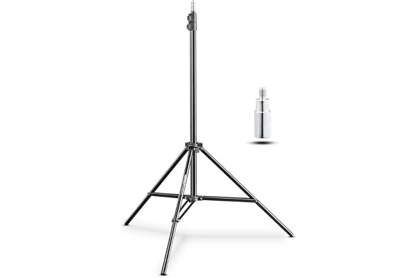 Walimex Pro Trépied pour Lampe WT-803, 200 cm (Hauteur Max. 200 cm, capacité de Charge env. 2,5 kg, Sac de Transport)