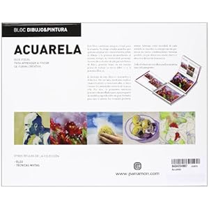 ACUARELA GUIA VISUAL PARA APRENDER A PINTAR DE FORMA CREATIVA (Bloc dibujo y pintura)