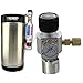 Produktbild Mangobuy Verwenden Sie für Sodastream co2 Flasche und 74 Gramm Zylinder für Fassbier Kegerator Soda Corny Fass Gas Regler CO2-Ladegerät Kit 0-90 PSI