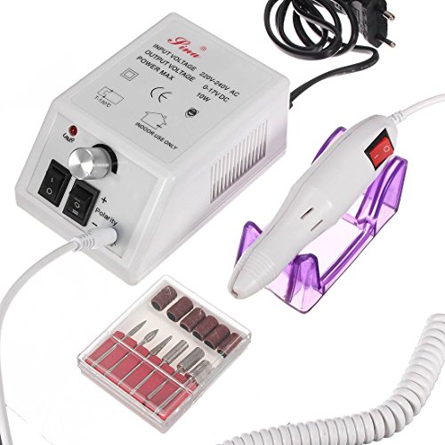 DANCINGNAIL elektrisch Maniküre Pediküre Nagelfräser Nagelfeile Drill Acryl Nail Art Werkzeug Nagel Kunst Maschine Set - 2