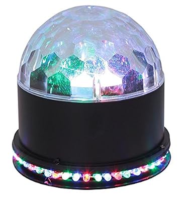 Ibiza UFO-ASTRO-BL Double Effet de lumière à LED RVB Noir
