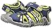 Geox Sandal Kraze B, Baby Boys' Walking Baby Sandals, Blue (Navy/Lime Green), 9 Child UK UK (27 EU)