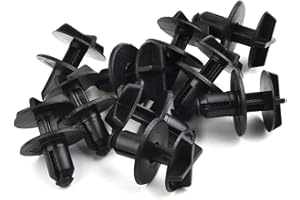 Donkivvy Lot de 10 clips en plastique pour couvercle de batterie pour Range Rover Discovery Evoque