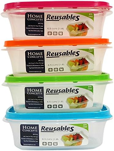 Reusables 6.6-Cup Rectangle Storage Container, Clear