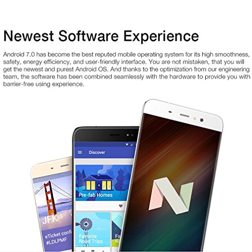 Ulefone S8 Pro - 4G Smartphone ohne Vertrag 5.3 Zoll, Android 7.0, Dual rear Kamera, dual Blitzlichter, 2GB RAM 16GB ROM, 1280 x 720 pixel, Quad Core 1.25GHz, dual Sim, Fingerabdruck Golden