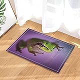 Safari Decor - Alfombrilla de baño para niños de 60 x 40 cm, diseño de Rana Silvestre, Color...