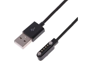 KERDEJAR Charger For KW88 KW18 GT88 G3 Smartwatch USB 4 Pin Magnetic Charging Cables