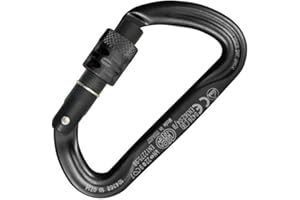 Kong Italy Argon S, MOSCHETTONE Lega Leggera/GHIERA A Vite/Asimmetrico, Nero, Taglia Unica