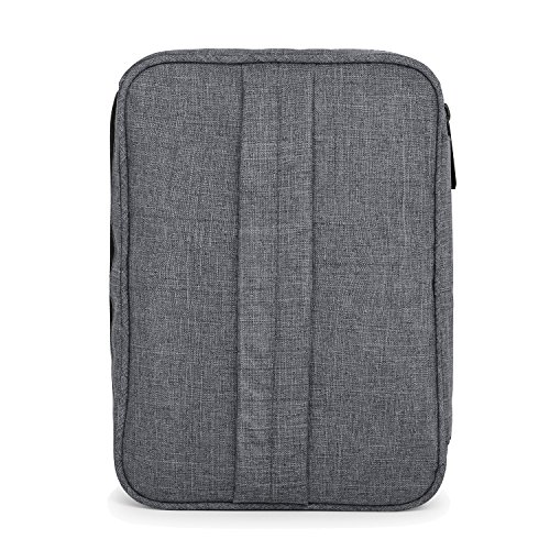 BAGSMART Universaltasche Eletronik Organizer Doppelte Fächer Kabeltasche Grau - 8