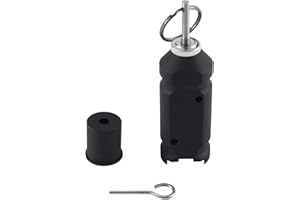 Povxlum Trip Wire Alarm Device 12 Gauge Camping Trip Alarm Perimeter Alarm Early Warning Security System, Black