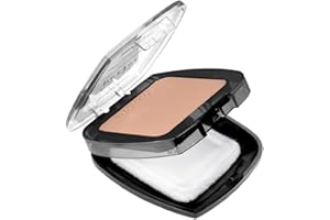 Deborah Mediolan Cipria Compact 24-godzinna idealna SPF 15, N4 beżowa, ultra cienka tekstura, matowa, kojąca i regenerująca odpowiednia dla skóry wrażliwej, 9 gr, 1 item
